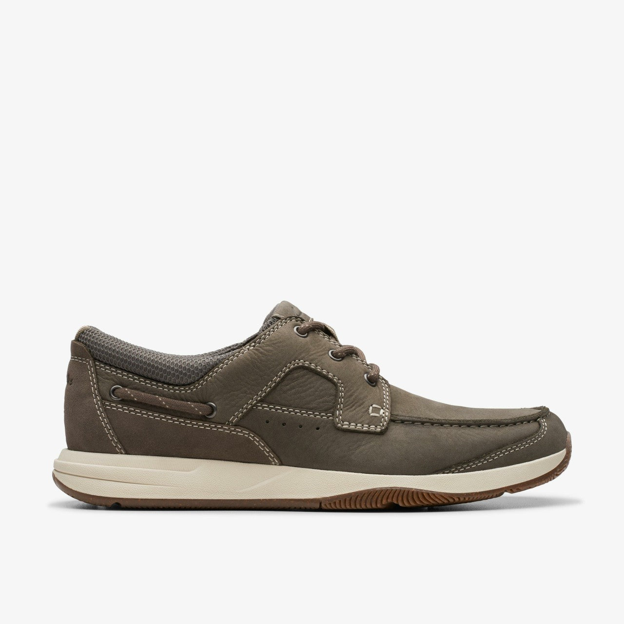 Sailview Lace Taupe Nubuck Clarks Men