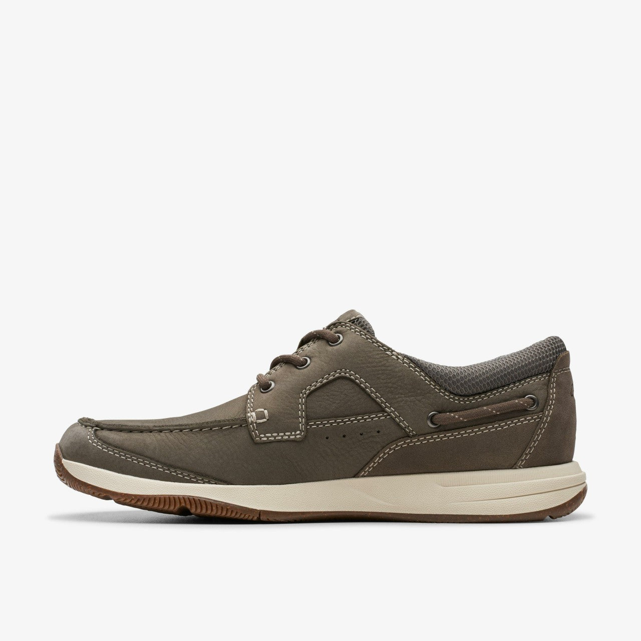 Sailview Lace Taupe Nubuck Clarks Men