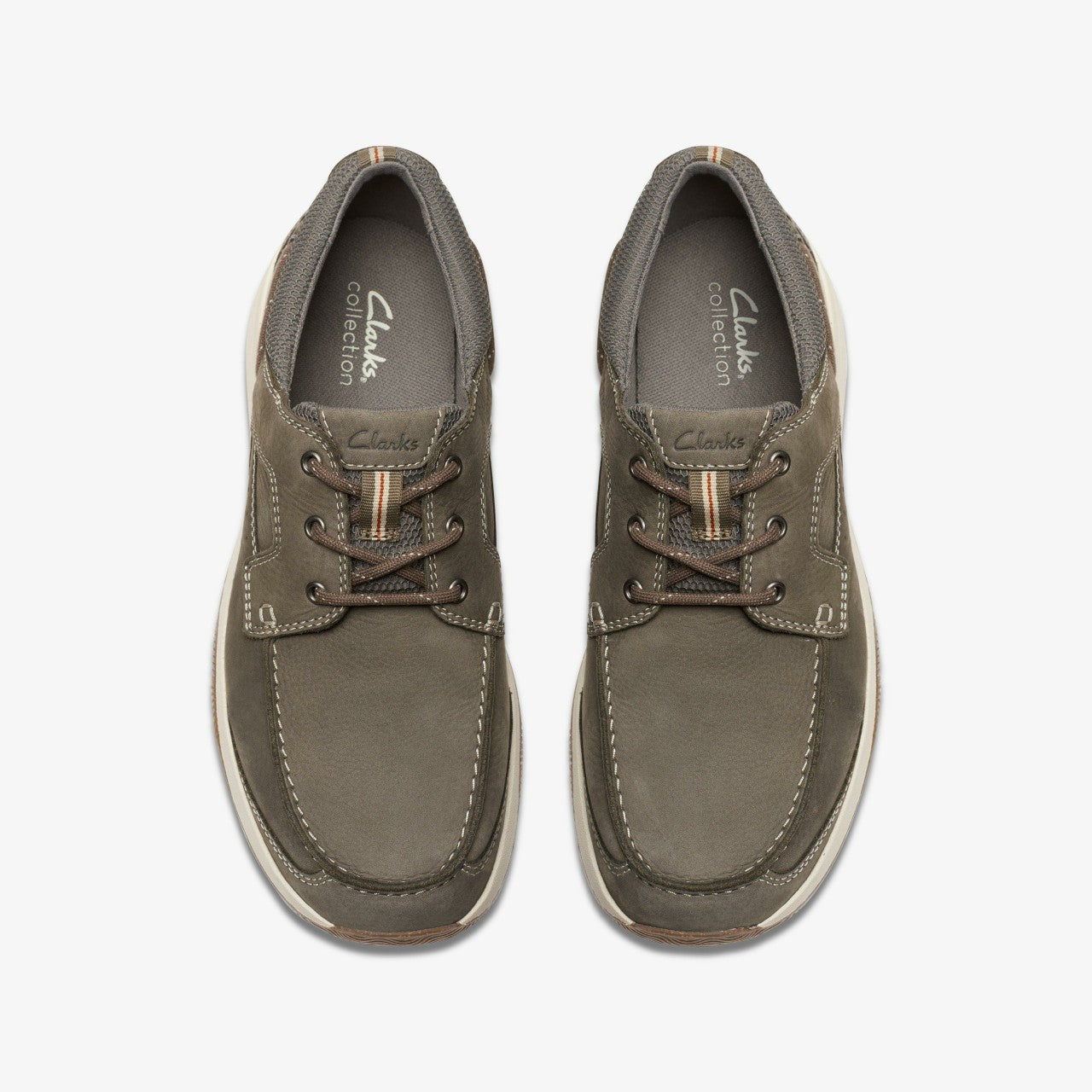 Sailview Lace Taupe Nubuck Clarks Men