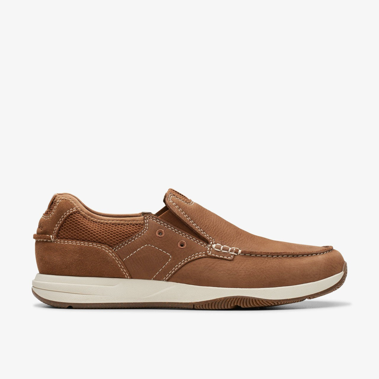 Sailview Step Loafer Light Tan Nubuck Clarks Men
