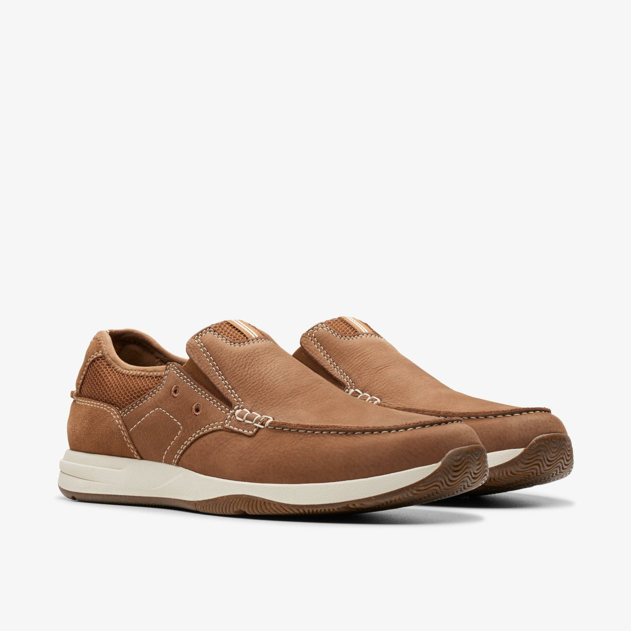 Sailview Step Loafer Light Tan Nubuck Clarks Men