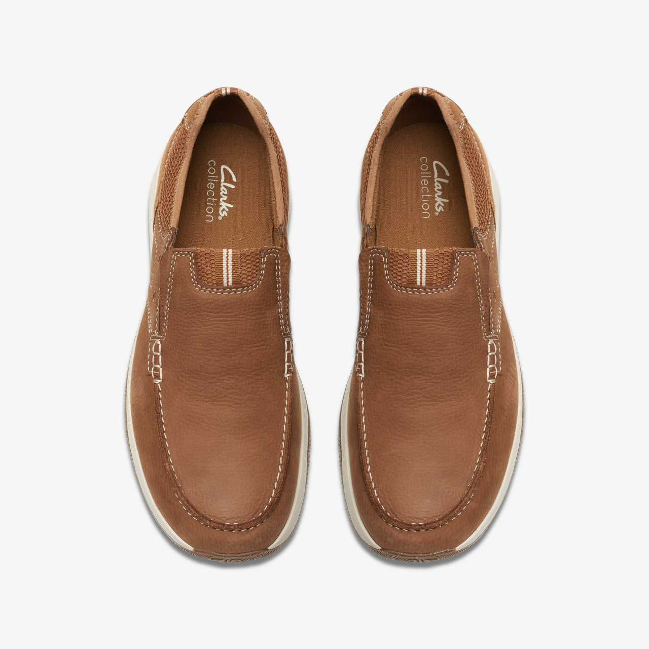 Sailview Step Loafer Light Tan Nubuck Clarks Men