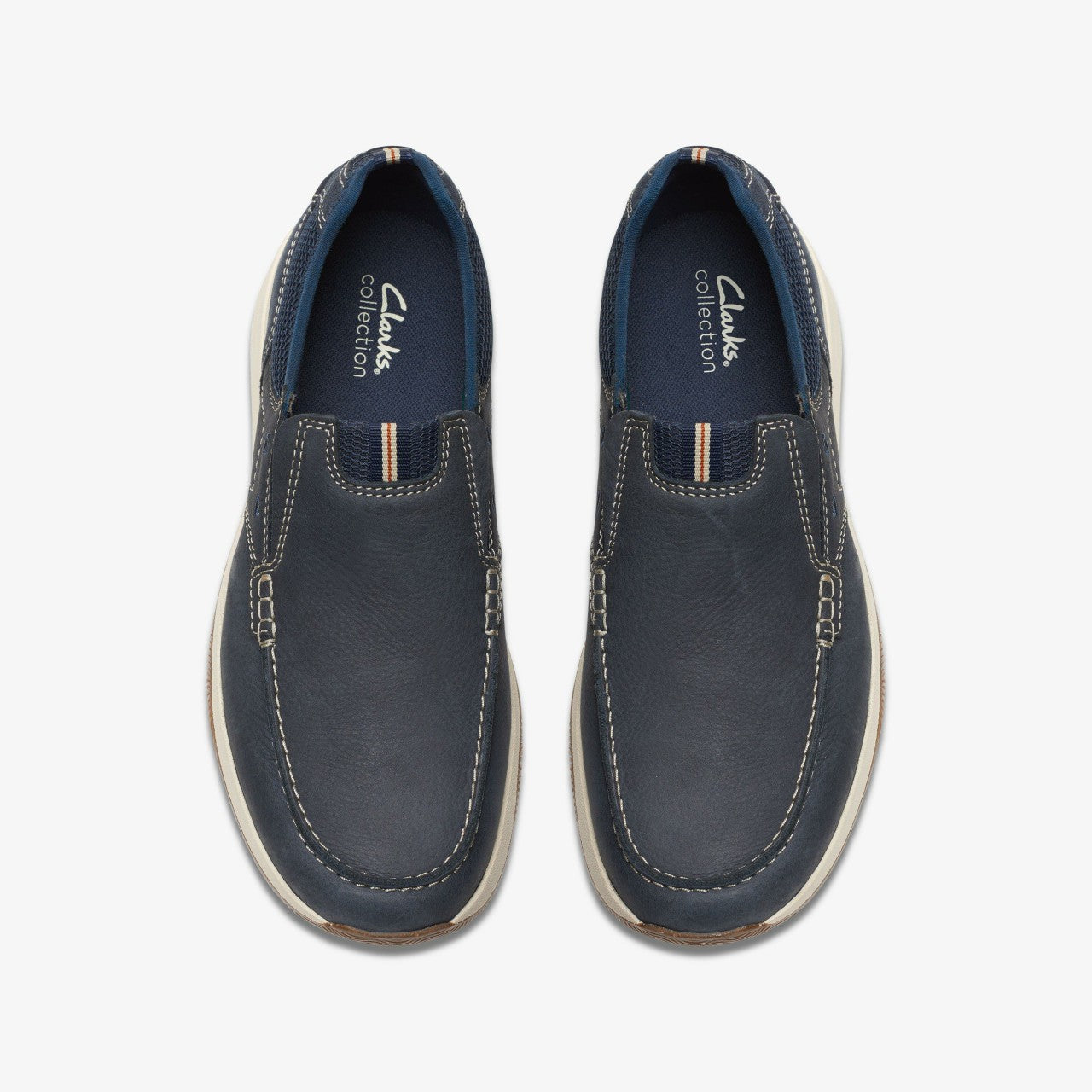 Sailview Step Loafer Navy Nubuck Clarks Men