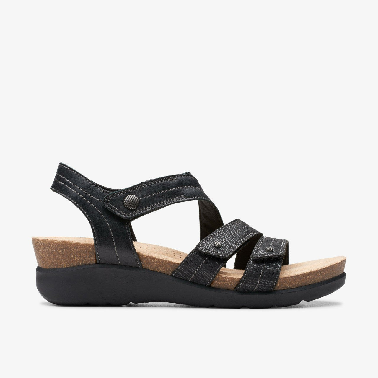Calenne Clara Black Combination Clarks Women