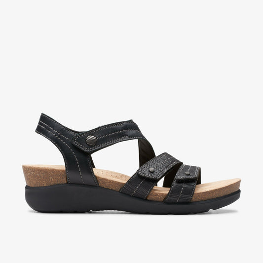 Calenne Clara Black Combination Clarks Women