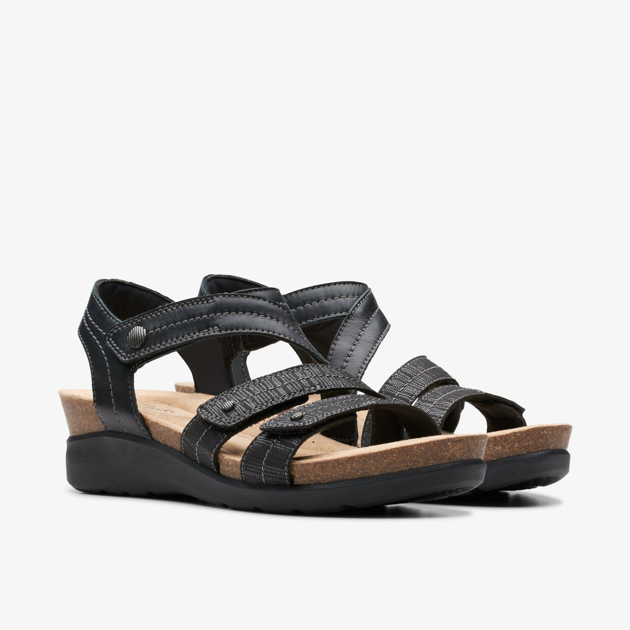 Calenne Clara Black Combination Clarks Women