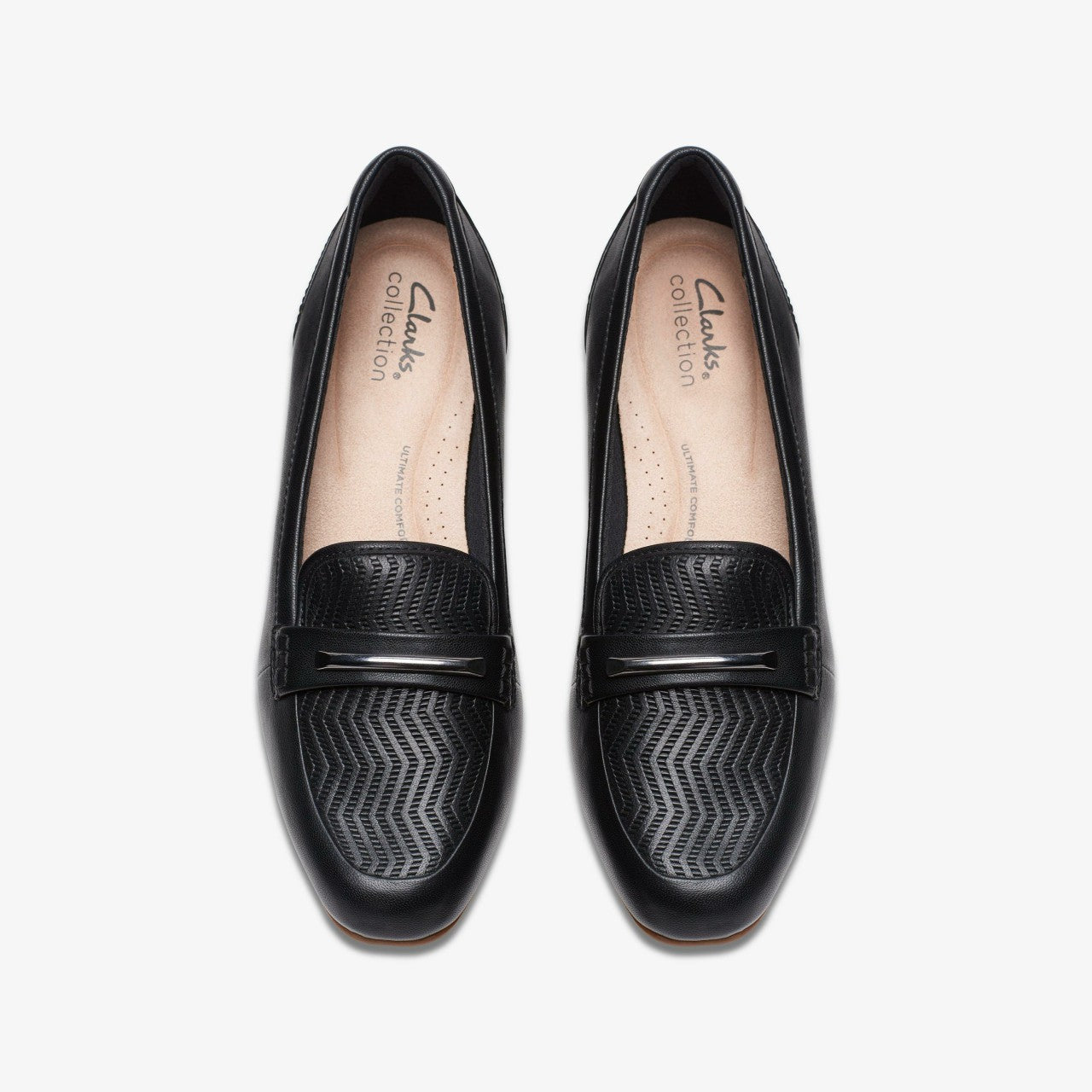 Juliet Aster Black Leather Clarks Women