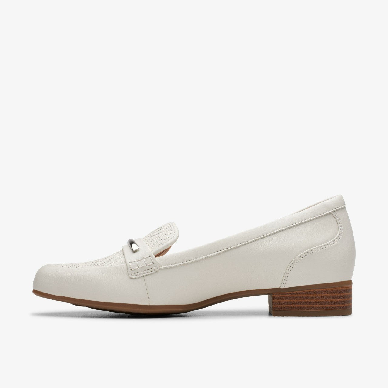 Juliet Aster Off White Leather Clarks Women