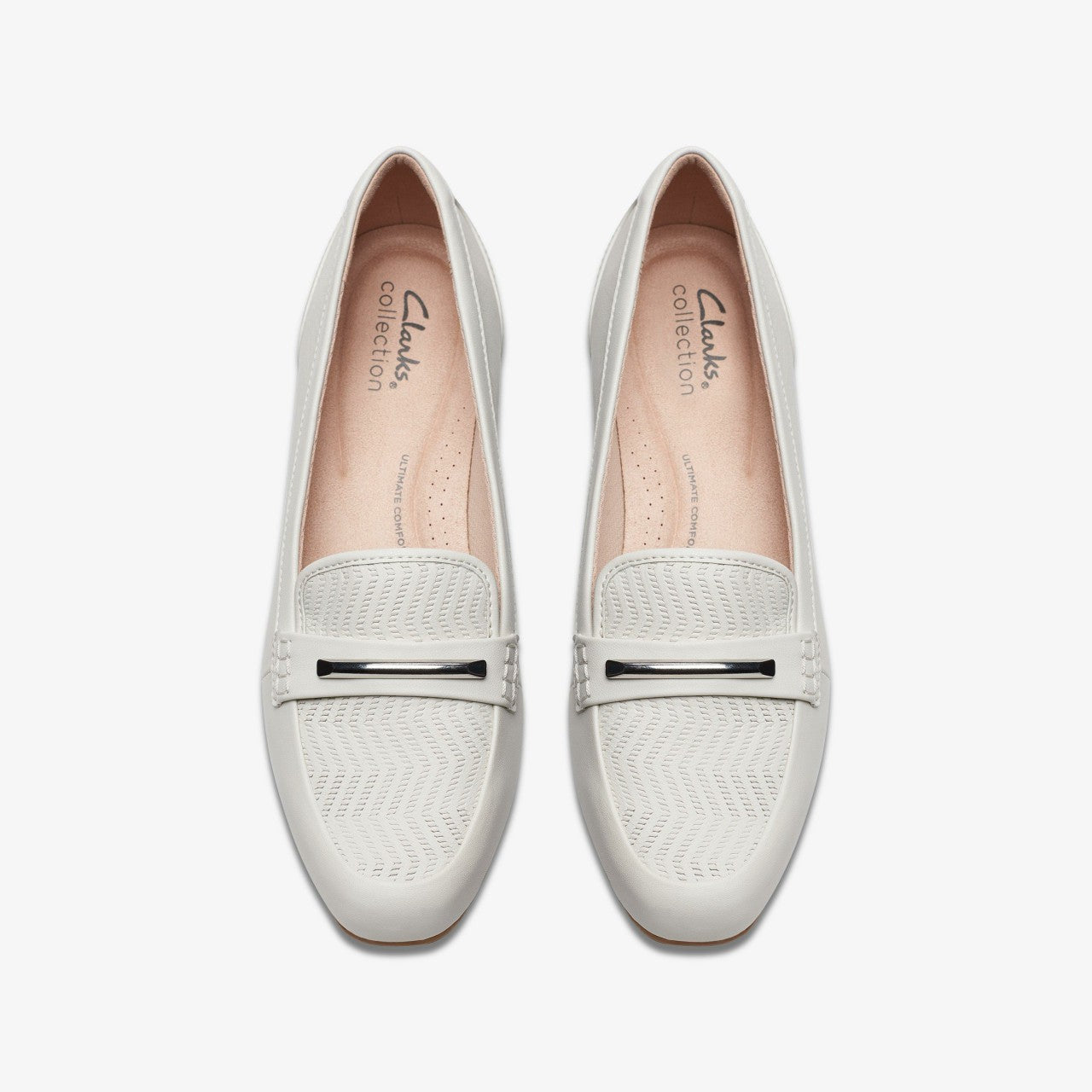 Juliet Aster Off White Leather Clarks Women