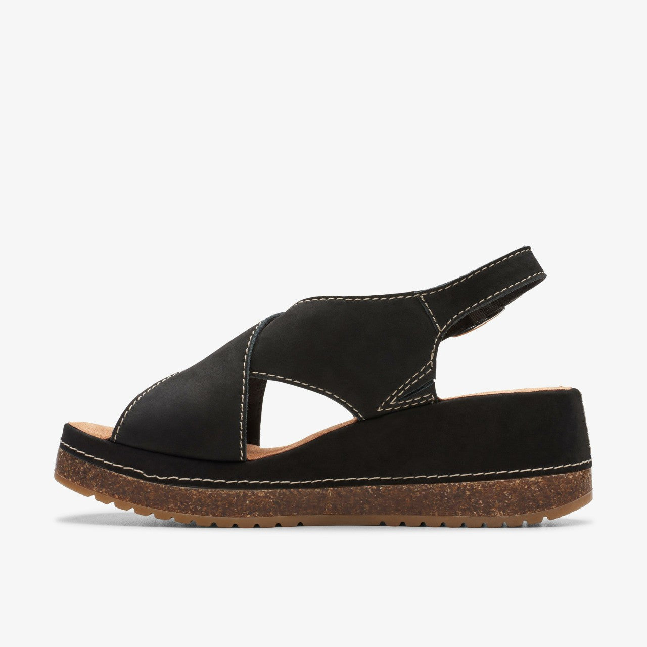 Kassanda Step Black Nubuck Clarks Women