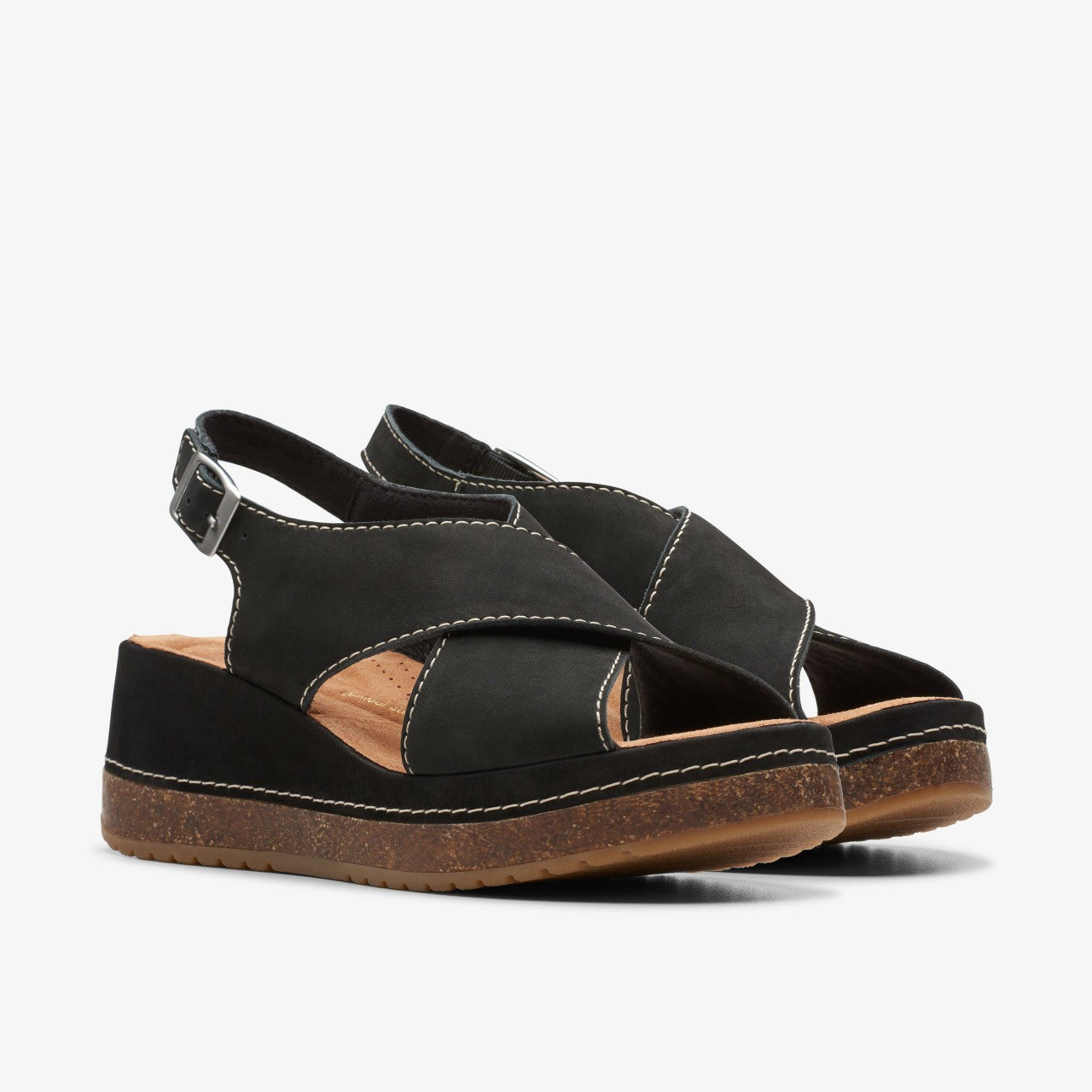 Kassanda Step Black Nubuck Clarks Women