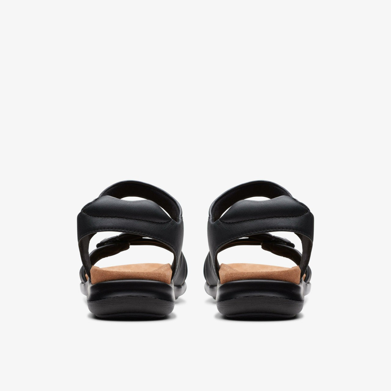 Kitly Ave Black Leather Clarks Women