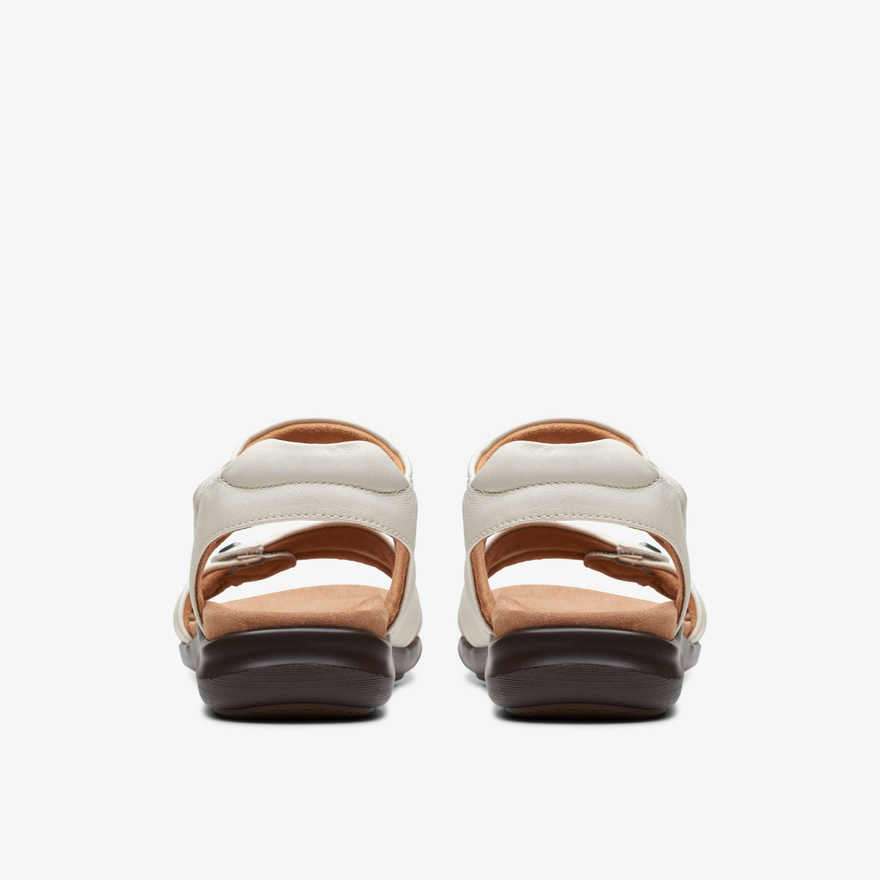 Kitly Ave Off White Leather Clarks Women