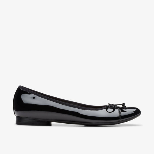 Loreleigh Rae Black Patent Clarks Women