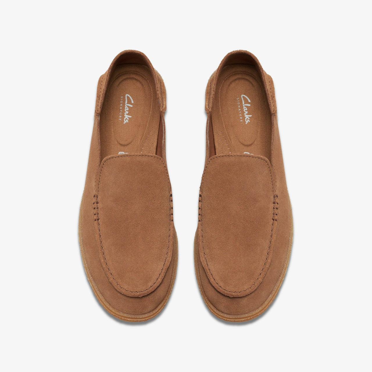 Clark Bay Step Loafer Cola Suede Clarks Men