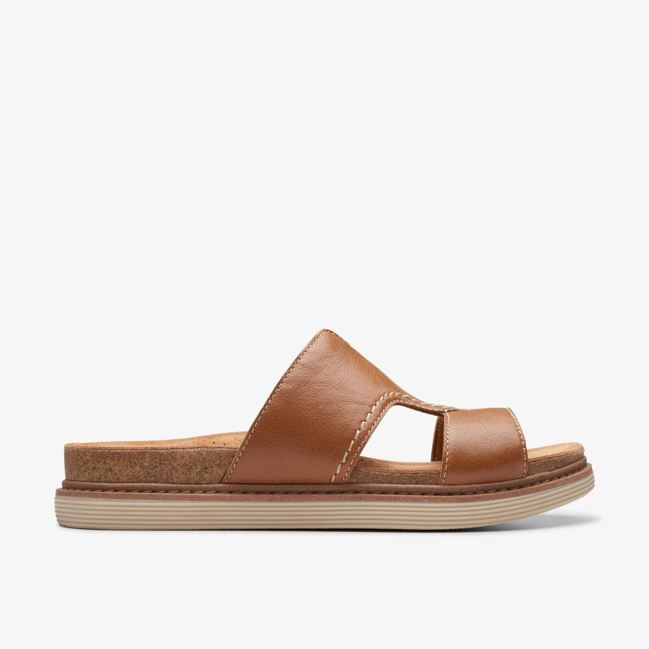 Arwell Walk Tan Leather Clarks Women