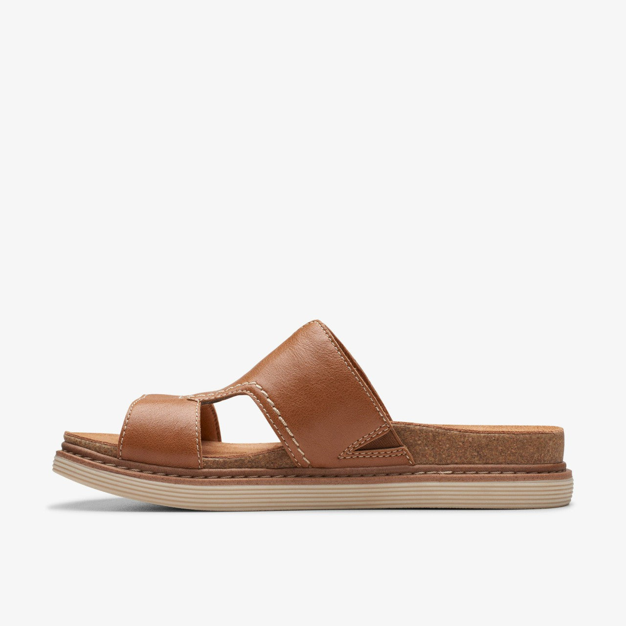 Arwell Walk Tan Leather Clarks Women