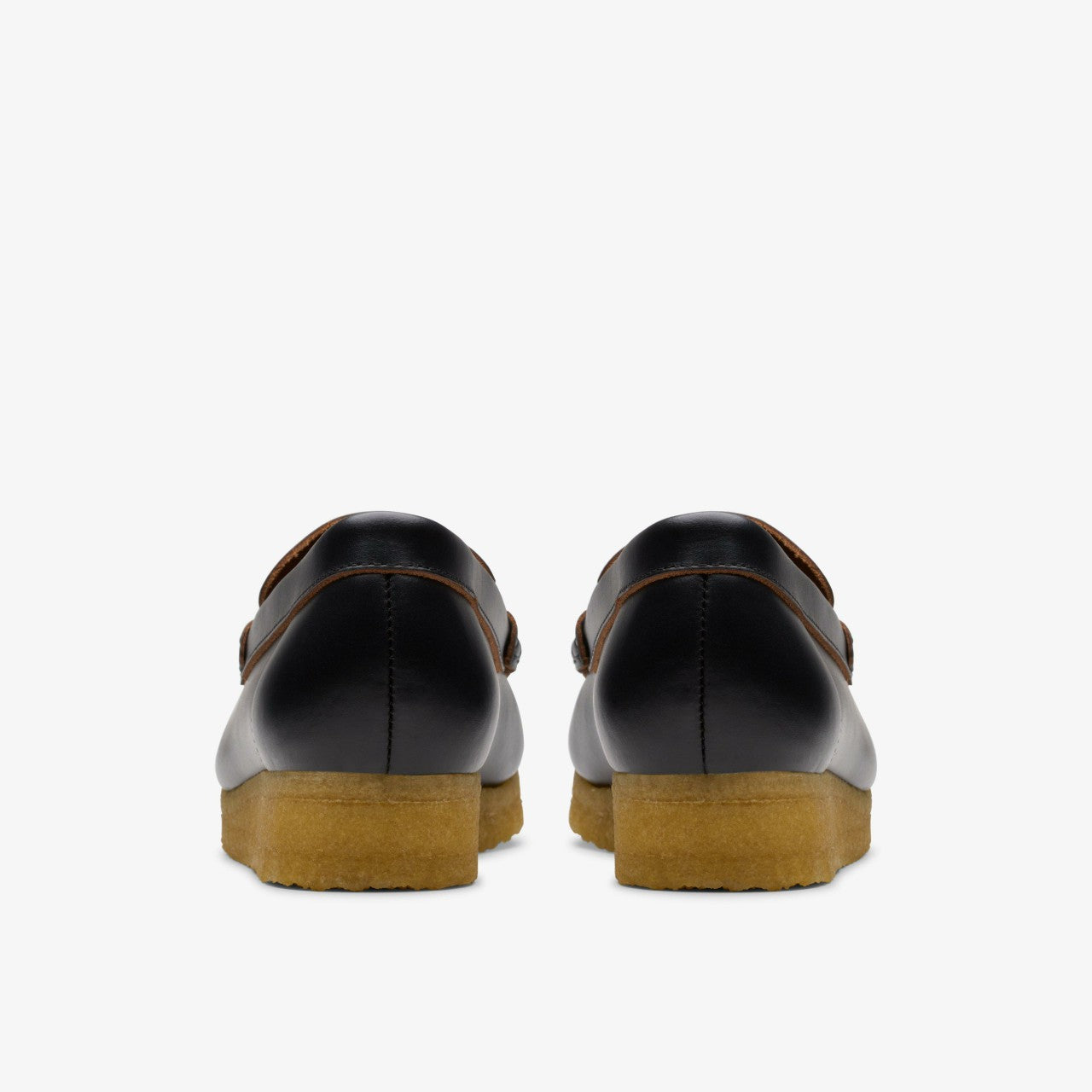 Wallabee Loafer Black Smooth Leather Clarks Women