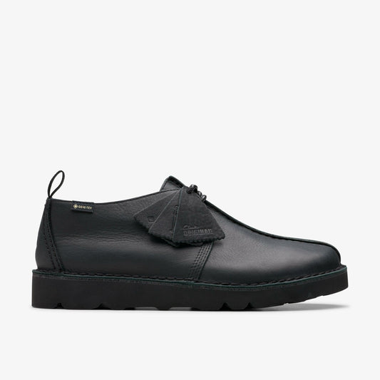 Desert Trek GORE-TEX Black Leather Clarks Men