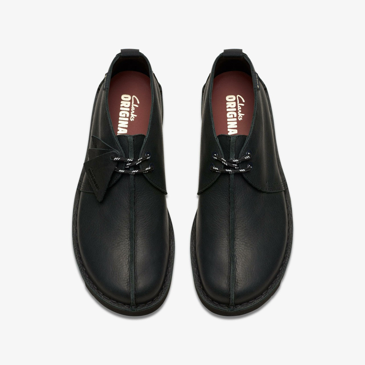 Desert Trek GORE-TEX Black Leather Clarks Men