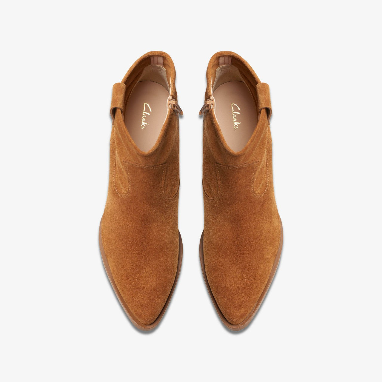 Elder Rae Tan Suede Clarks Women