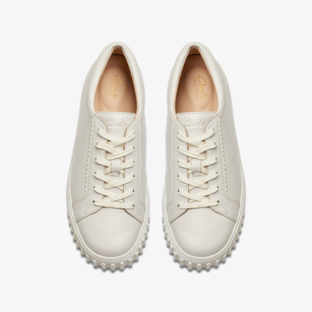 Mayhill Walk Off White Leather Clarks Women
