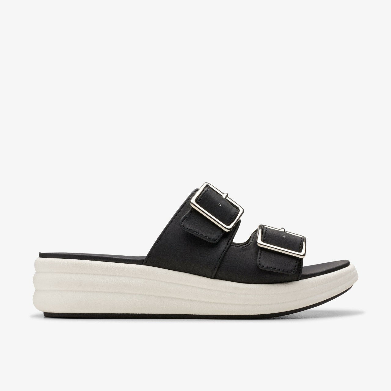 Drift Buckle Black Clarks Women