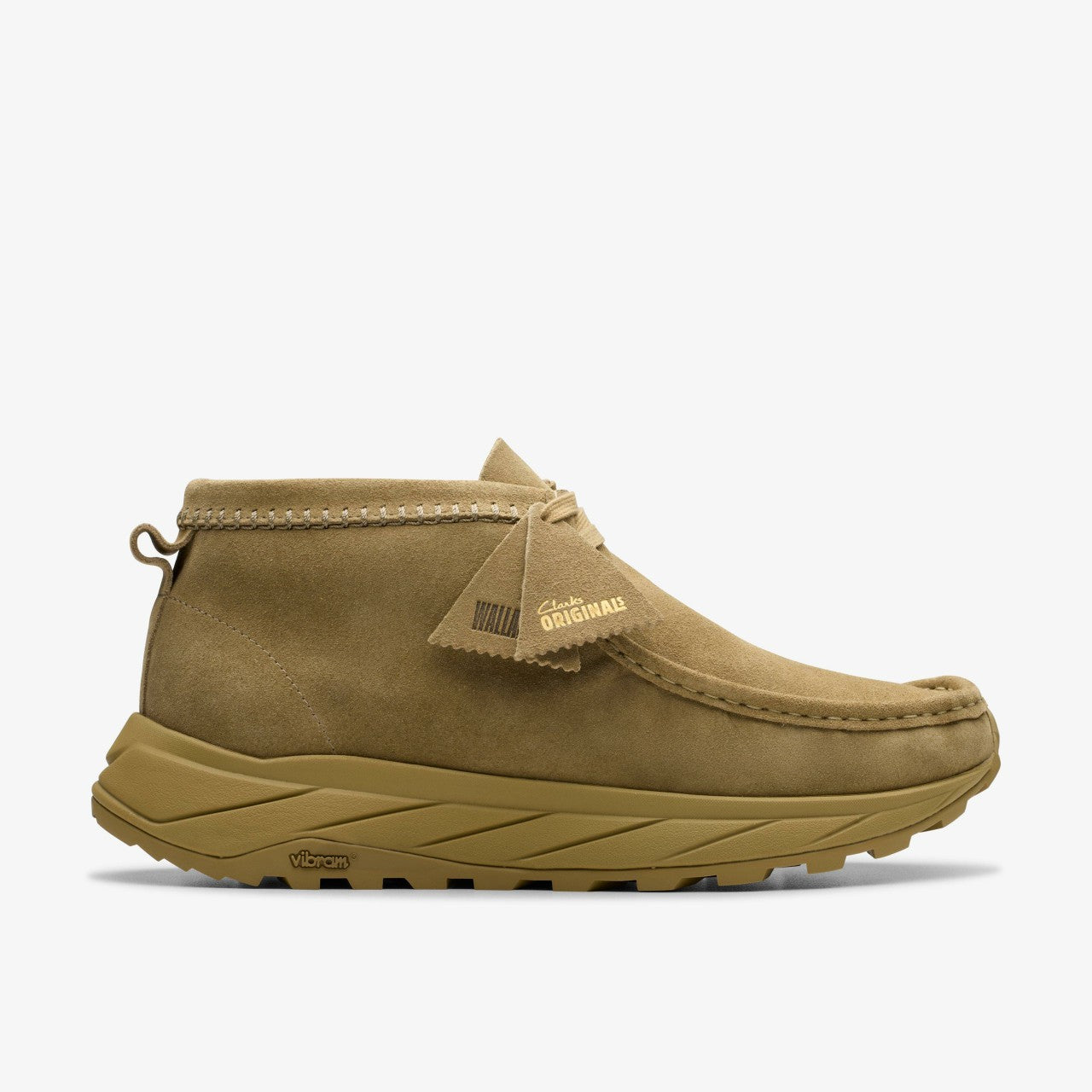Wallabee Eden Dark Sand Suede Clarks Men