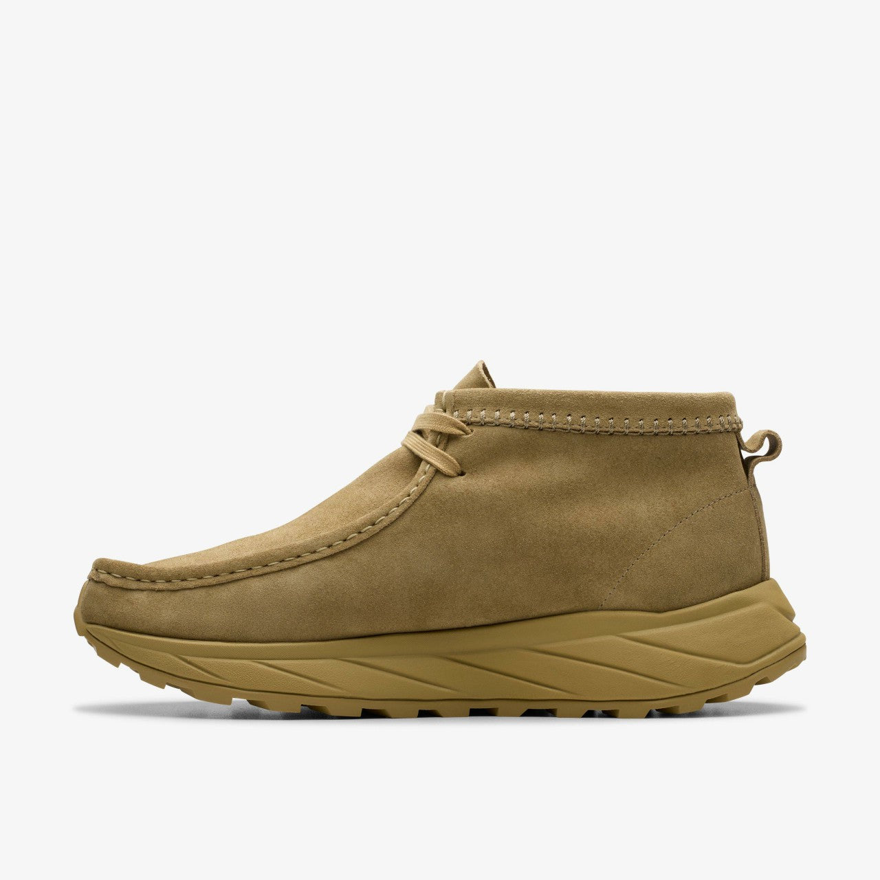 Wallabee Eden Dark Sand Suede Clarks Men