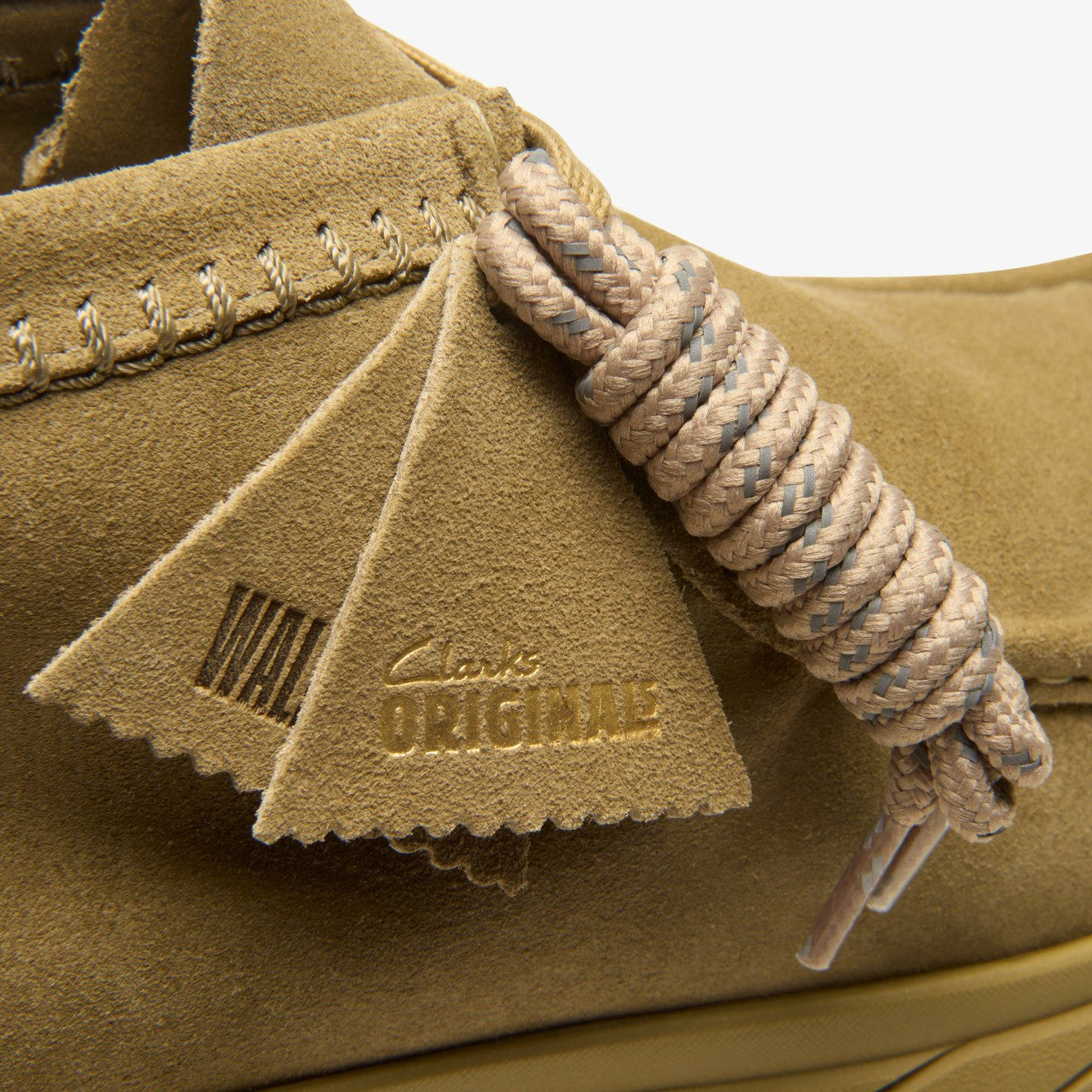 Wallabee Eden Dark Sand Suede Clarks Men
