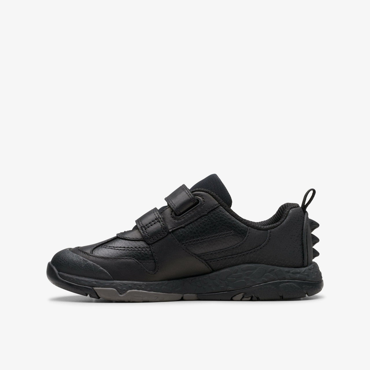 Steggy 2 Pace Kid Black Leather Clarks Kids