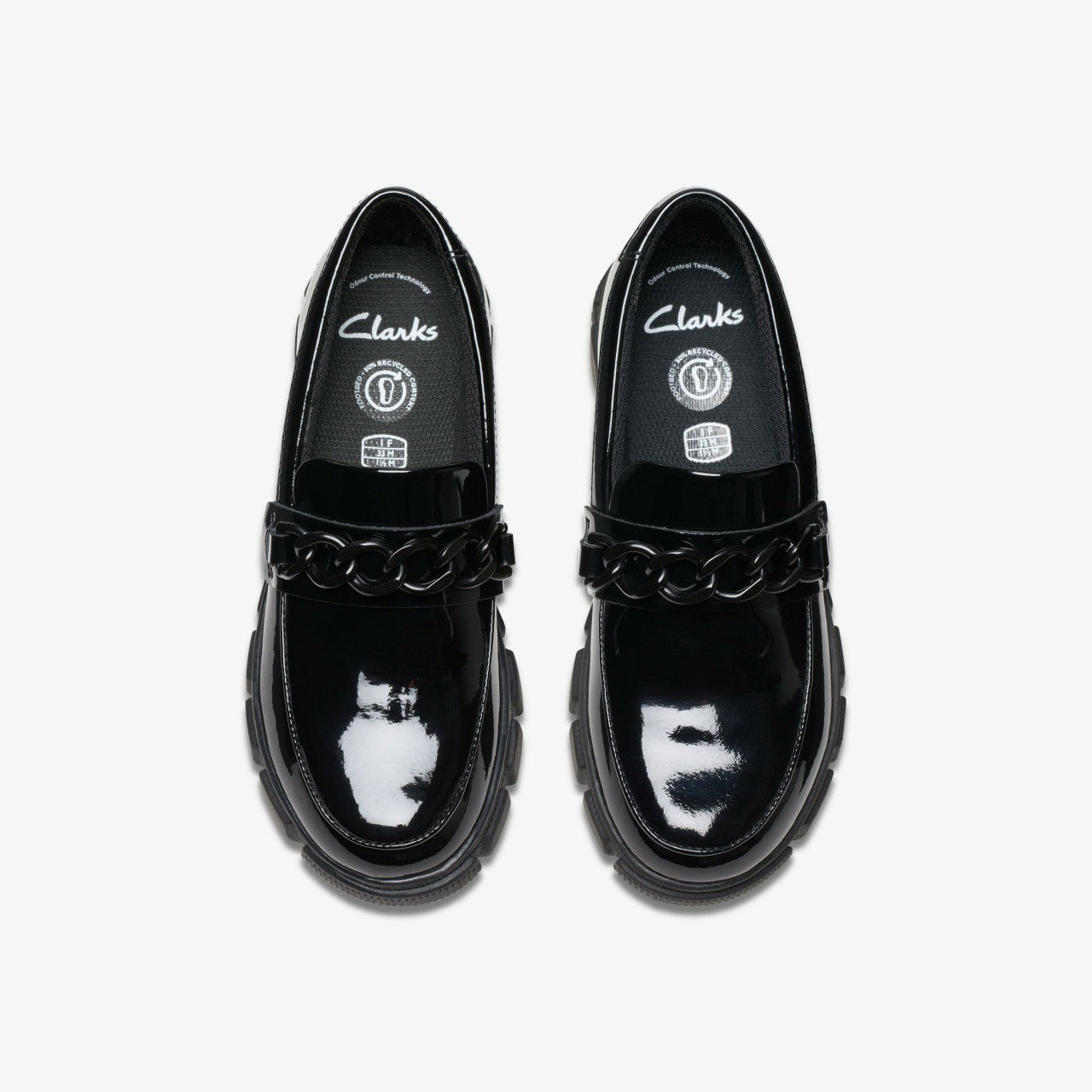 Evyn Walk Kid Black Patent Clarks Kids
