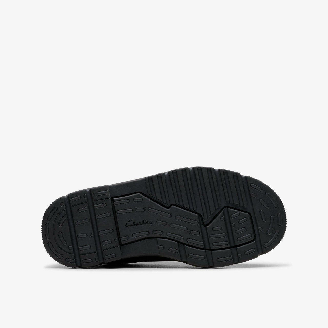 Lorcam Edge Kid Black Leather Clarks Kids