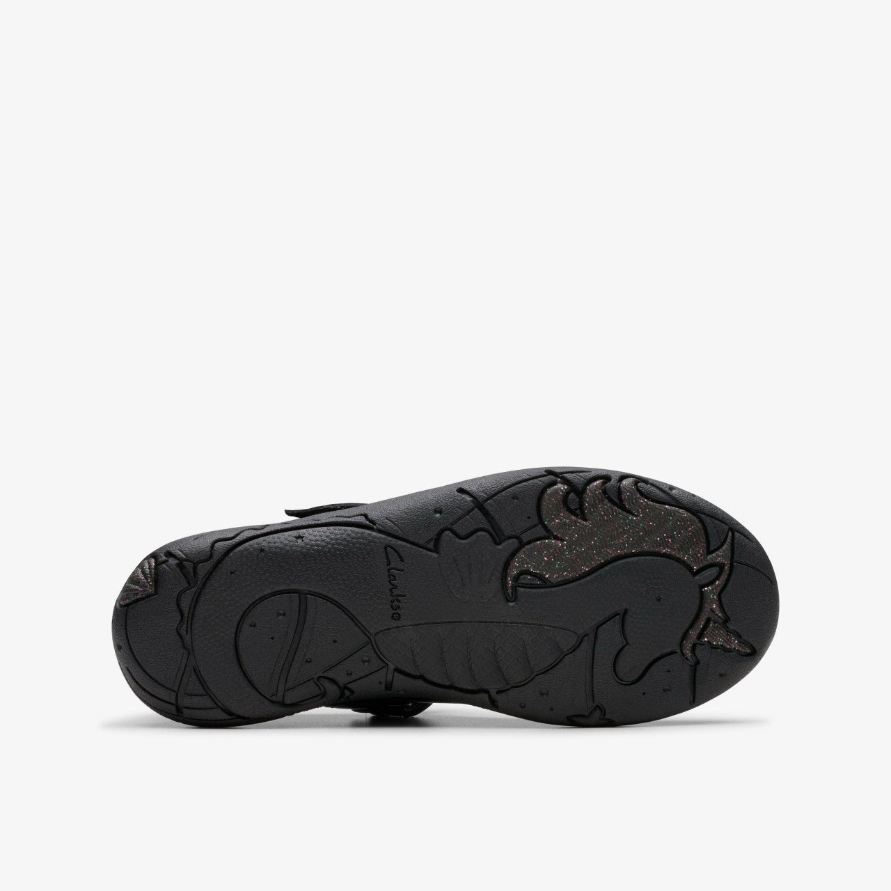 Relda Gem Kid Black Patent Clarks Kids