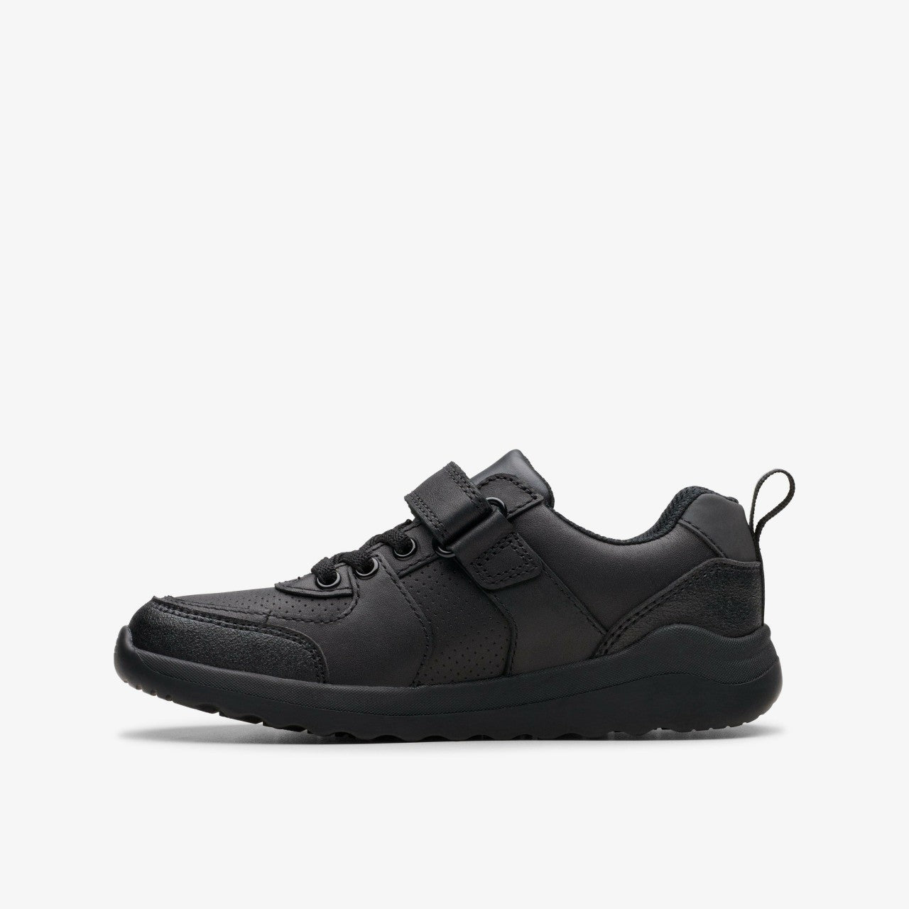 Daze Bright Kid Black Leather Clarks Kids