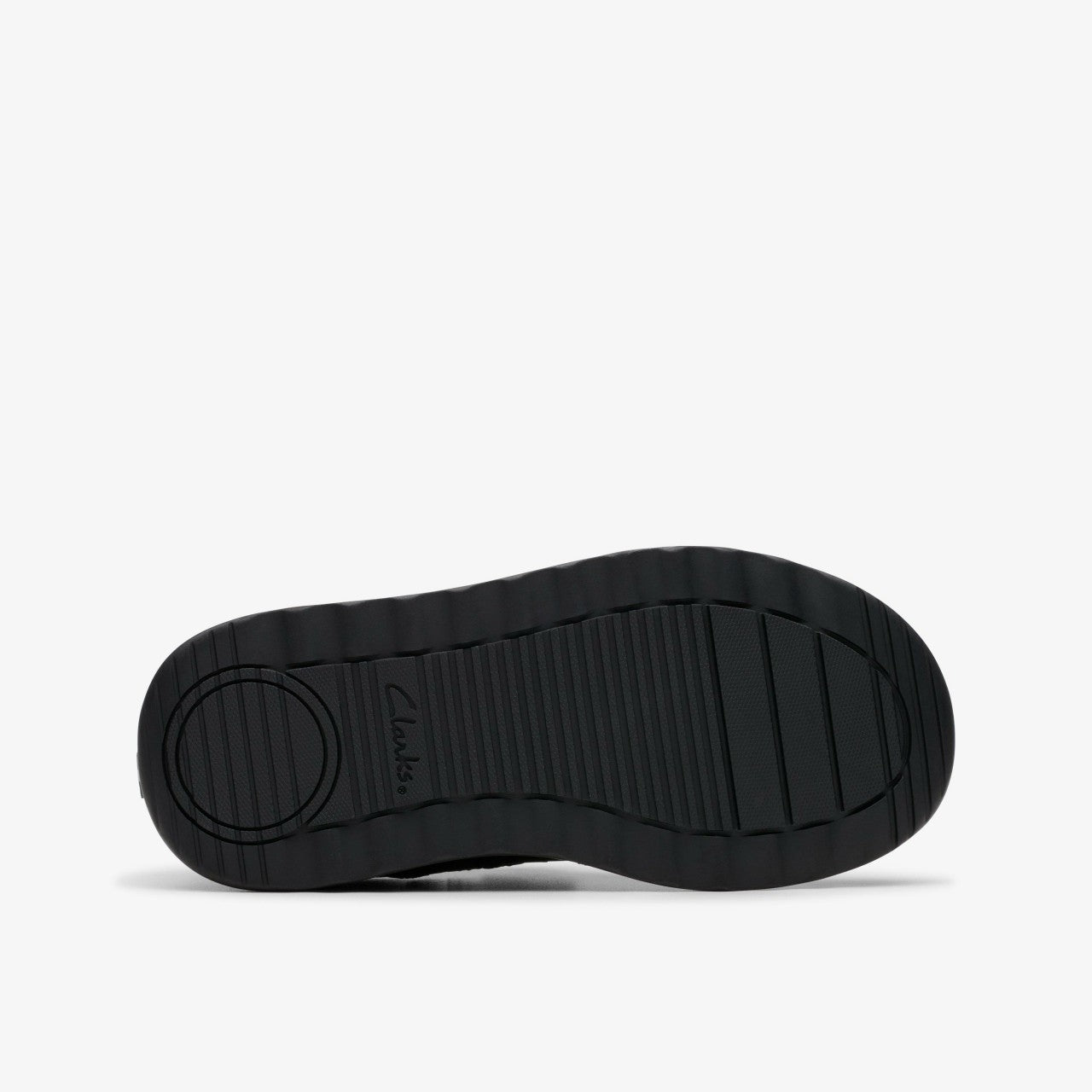 Daze Bright Kid Black Leather Clarks Kids