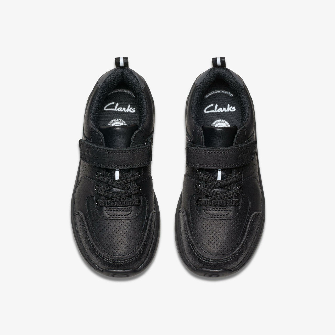 Daze Bright Kid Black Leather Clarks Kids
