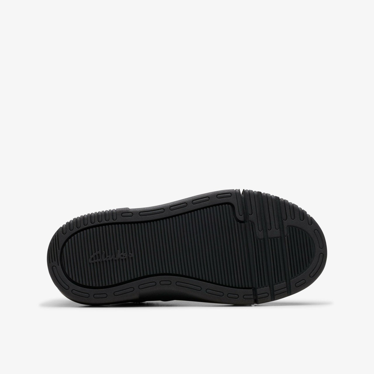 Oslo Flare Kid Black Leather Clarks Kids