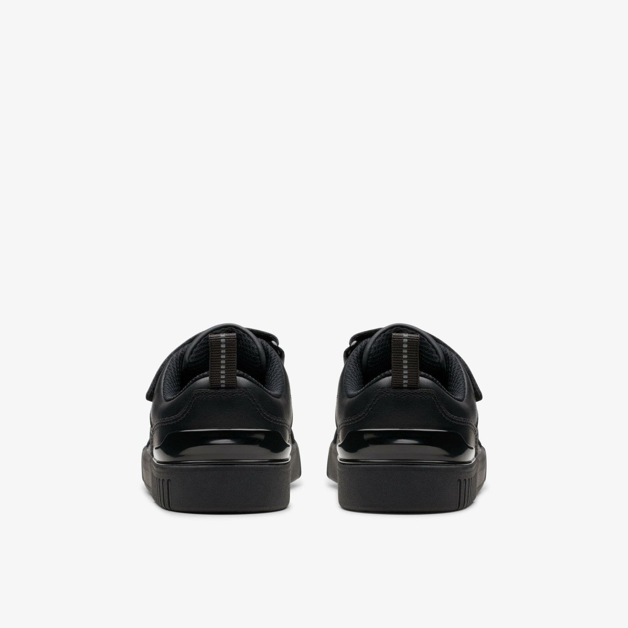 Oslo Flare Kid Black Leather Clarks Kids