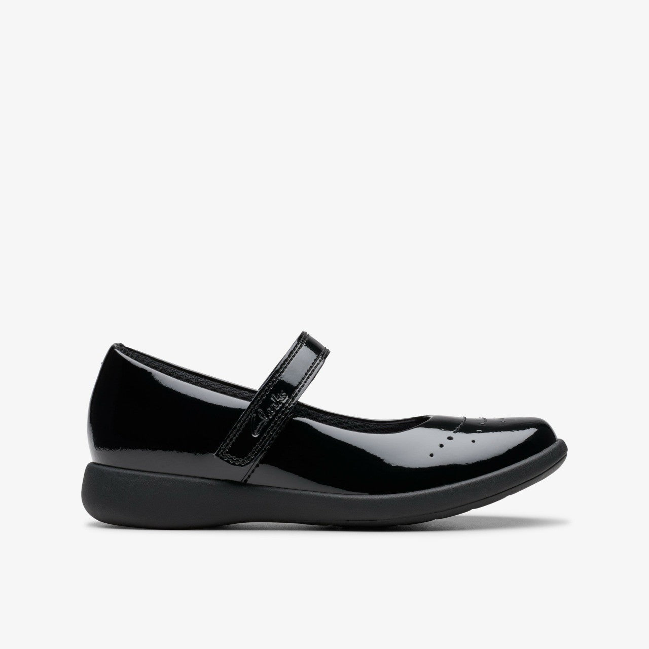 Etch Gem Kid Black Patent Clarks Kids