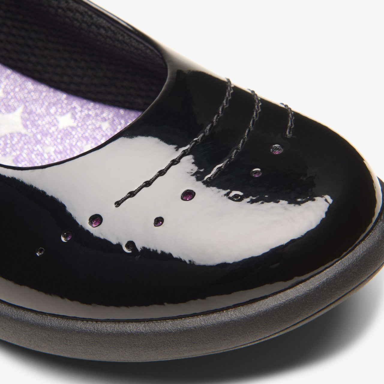 Etch Gem Kid Black Patent Clarks Kids