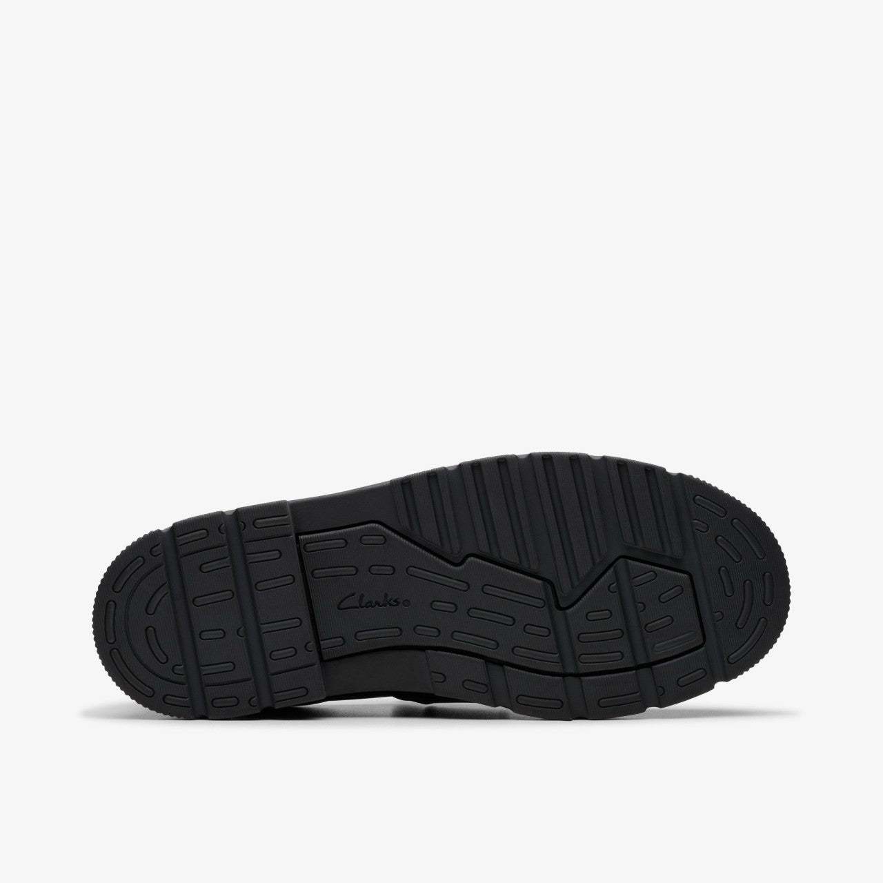 Lorcam Craft Youth Black Leather Clarks Kids