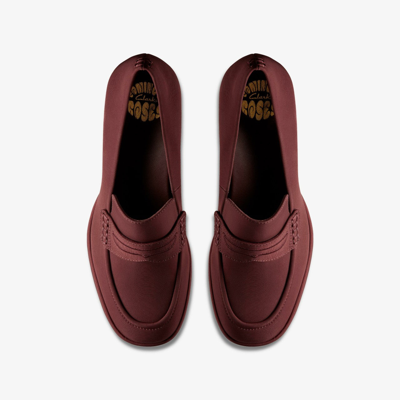 Martine Rose Loafer 2 Oxblood Textile Clarks Women