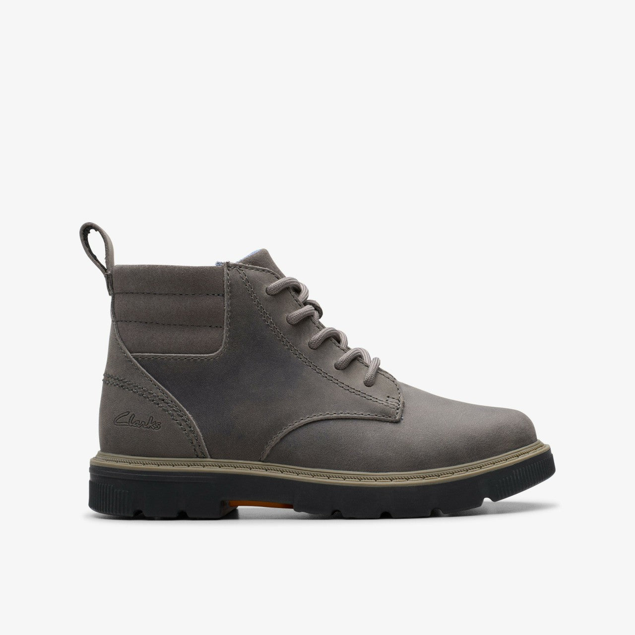 Lorcam Trail Older Dark Grey Clarks Kids