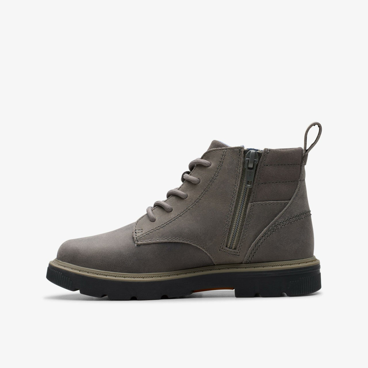 Lorcam Trail Older Dark Grey Clarks Kids