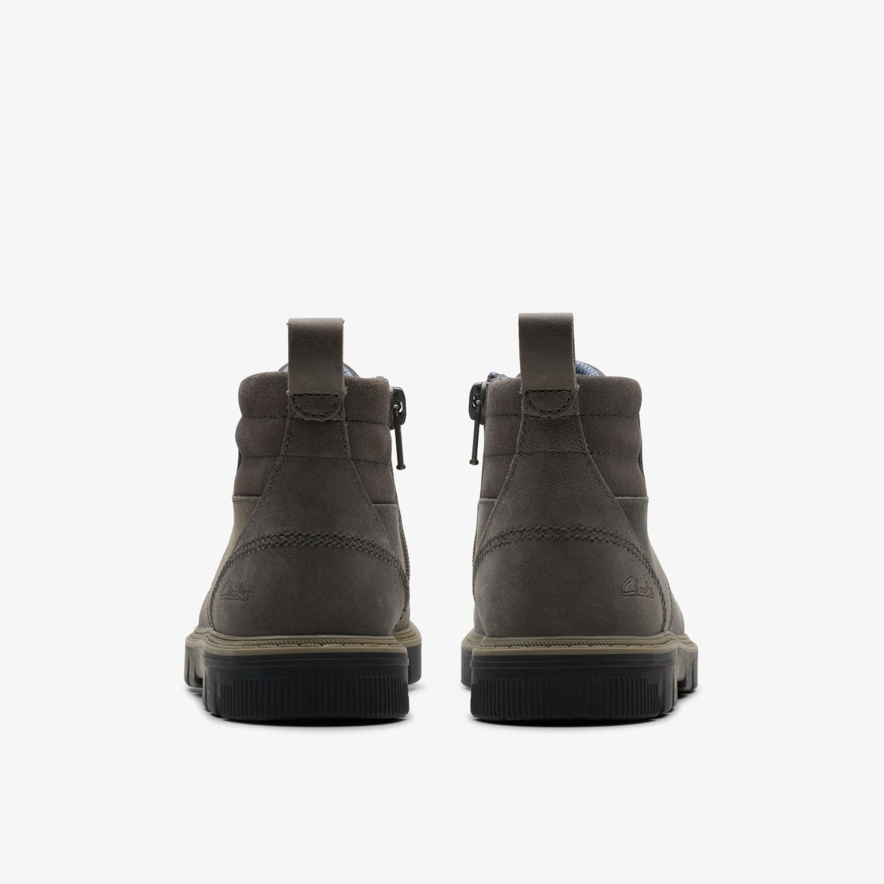 Lorcam Trail Older Dark Grey Clarks Kids