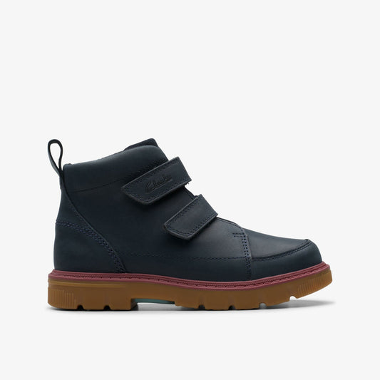 Lorcam Hi Older Navy Clarks Kids