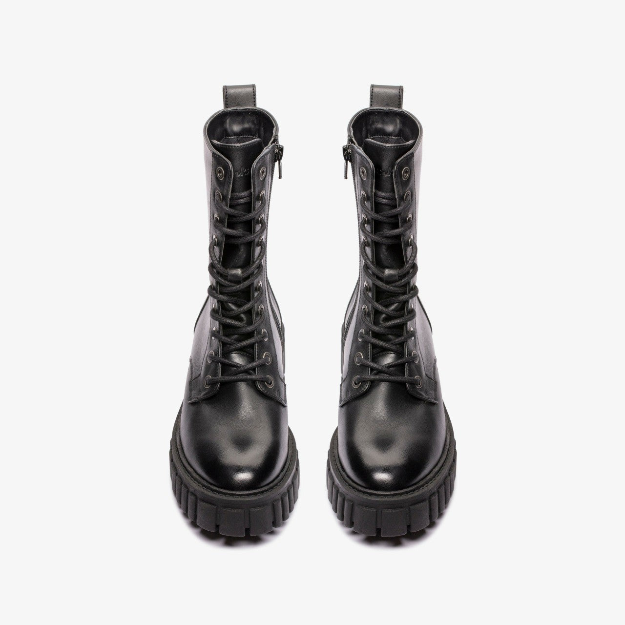 Page Lace Boot Black Leather Clarks Women