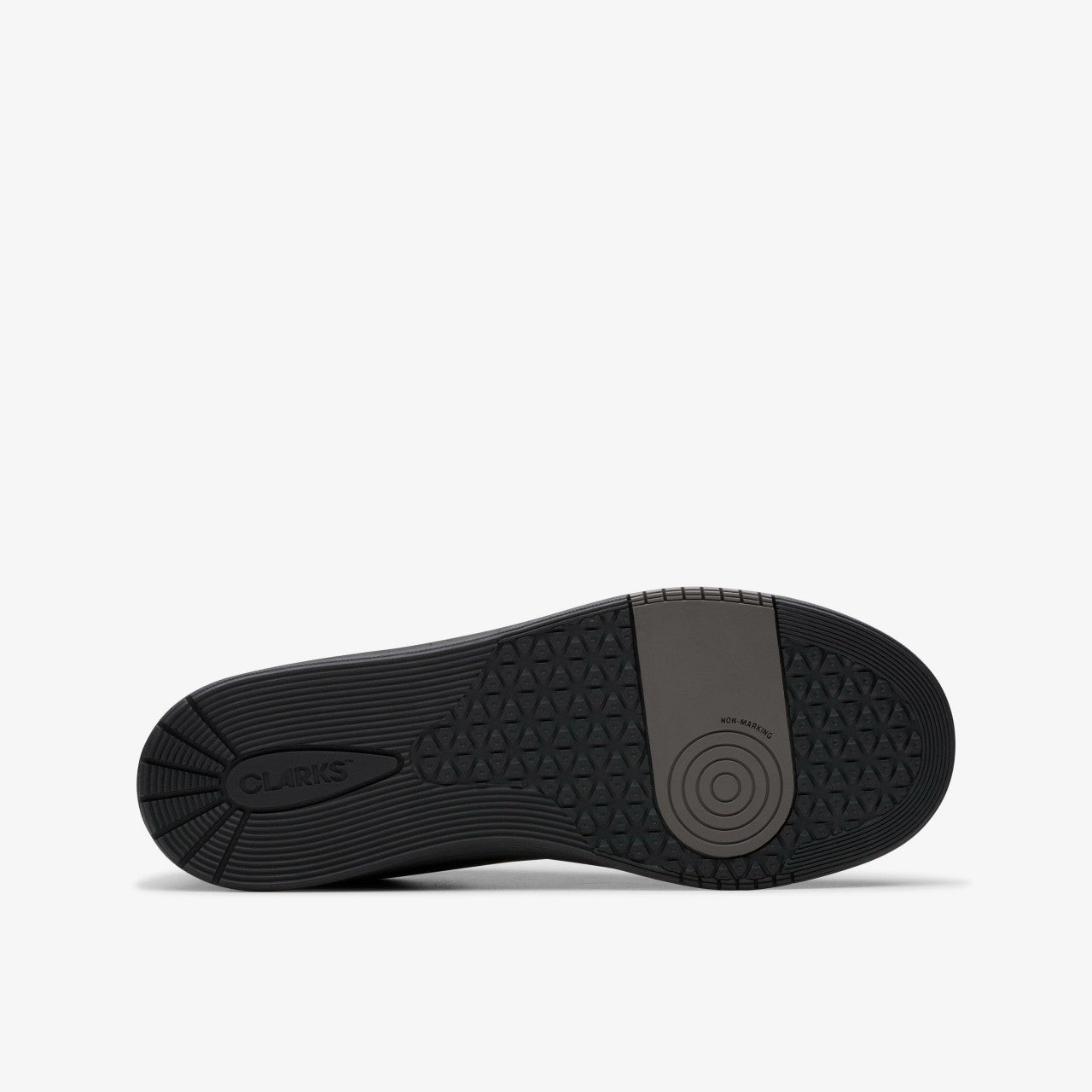 Urban Solo Older Black Leather Clarks Kids