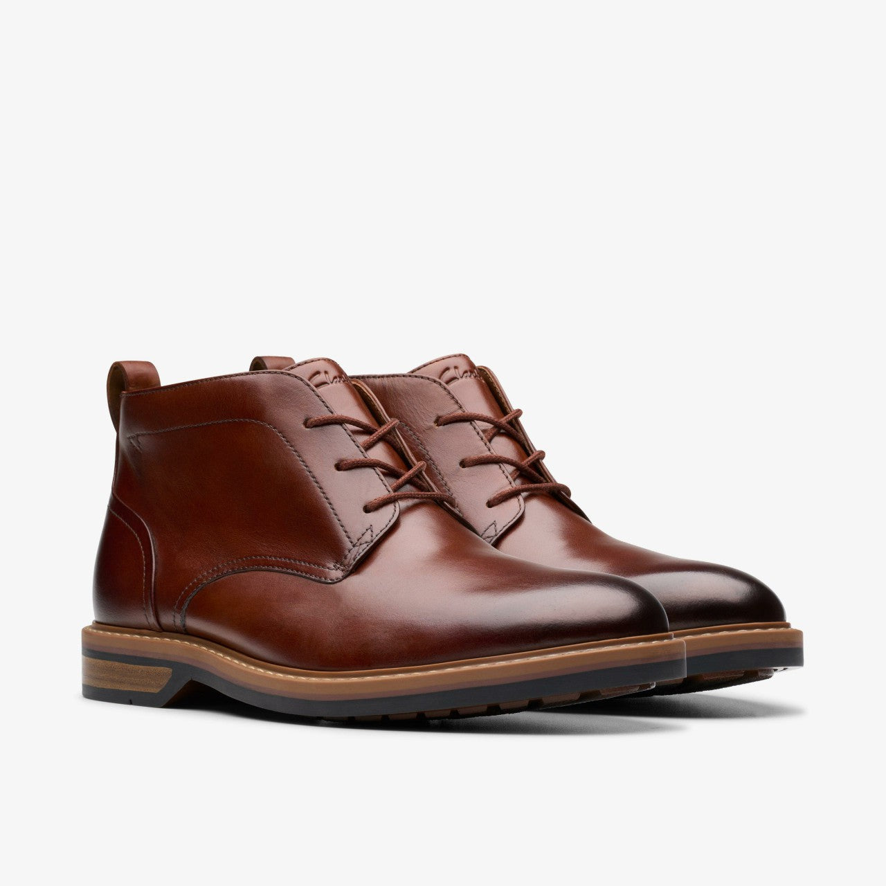 Aldwin Chukka Mid Tan Leather Clarks Men